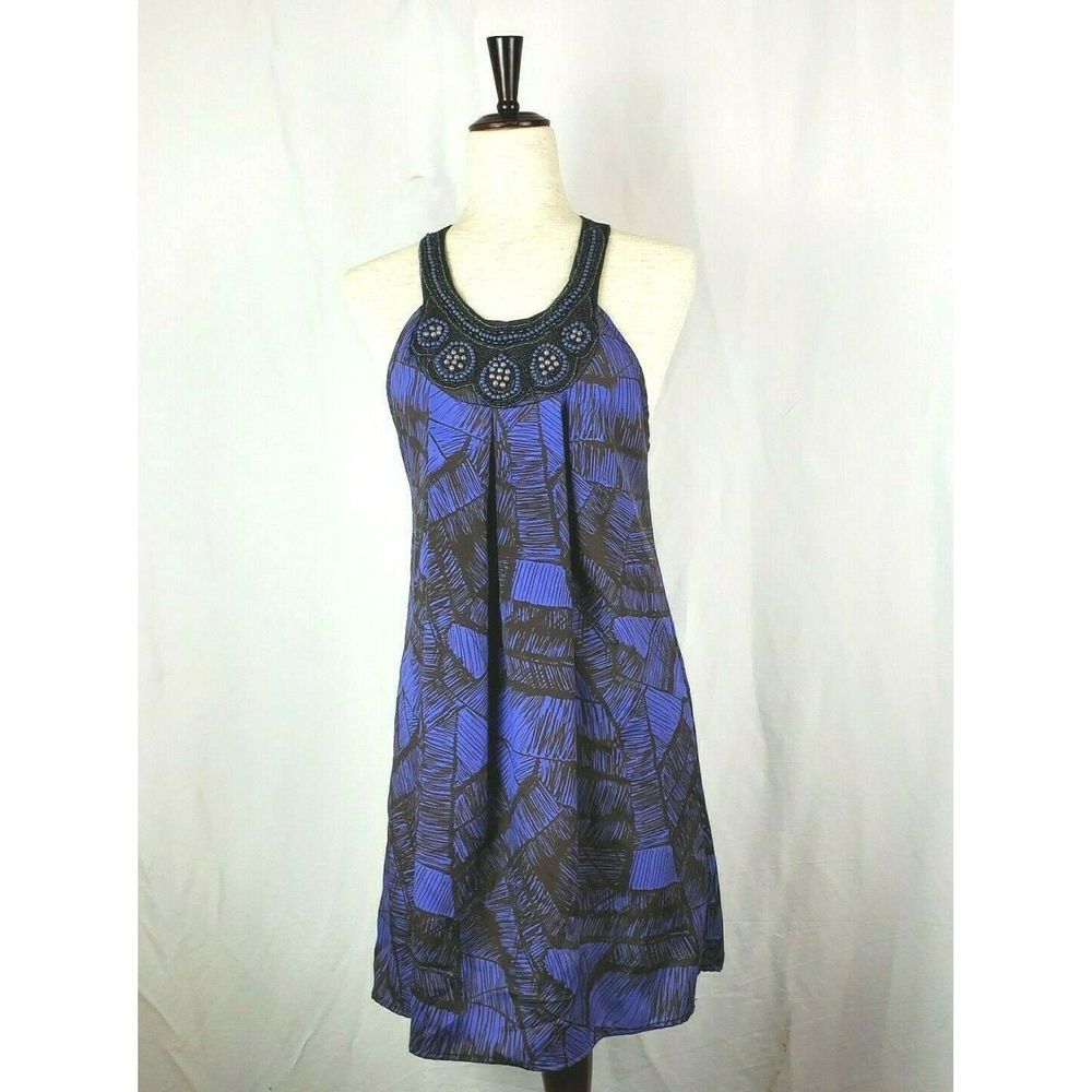 Wish Women's Beaded Halter Dress Medium